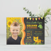 Photo Enfants Tigre mignonne Invitation fête d'ann (Debout devant)