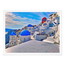 Photo Enlargement Greece santorini  Foto Afdruk