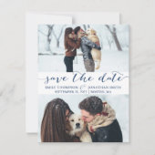 Photo Enregistrer la carte Date avec deux photos (Devant)