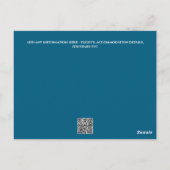 Photo enregistrer la carte date élégant moderne 3 (Dos)