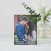 Photo Enregistrer la carte de date Script de calli (Debout devant)