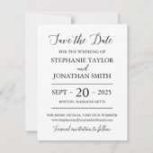 Photo Enregistrer la carte de date Script de calli (Dos)