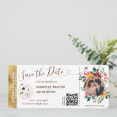 Photo Enregistrer la date Carte d'embarquement Cod (Debout devant)