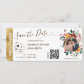 Photo Enregistrer la date Carte d'embarquement Cod (Devant)