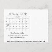 Photo Enregistrer la date Carte postale 5 (Dos)