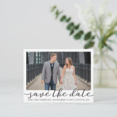 Photo Enregistrer La Date Carte Postale, Photo Bor (Debout devant)