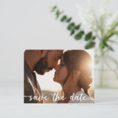 Photo Enregistrer la date Carte Postale - Terracot (Debout devant)