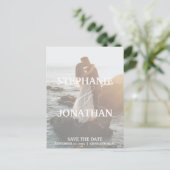 Photo Enregistrer la date Cartes postales avec gra (Debout devant)