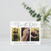 Photo Enregistrer la date Faire-part Mariage (Debout devant)