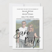Photo Enregistrer la date Invitation (Devant)