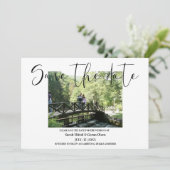 Photo Enregistrer la date Invitation (Debout devant)