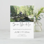 Photo Enregistrer la date Invitation (Debout devant)