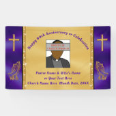 Photo et bannière personnalisée de l'anniversaire  (Horizontal)