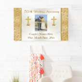 PHOTO et bannière personnalisée du 50e anniversair (En situation)