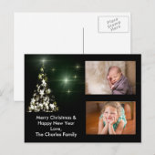 Photo et étoiles sur la carte postale Sky Night Tr (Devant / Derrière)