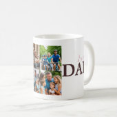 Photo et nom de l’enfant - Mug papa personnalisé (Devant droit)