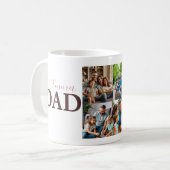 Photo et nom de l’enfant - Mug papa personnalisé (Devant gauche)