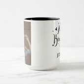 Photo et nom personnalisés Joyeuse Mug d'anniversa (Centre)