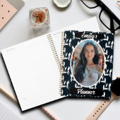 Photo et nom pour les filles - Feuille blanche noi