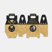 Photo et personnalisation, Ballotins noir et or (Déplié)