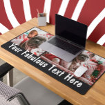 Photo et texte personnalisés<br><div class="desc">Créez votre propre Mat photo et de bureau de texte personnalisé et amusant! Ce tapis ergonomique est un incontournable pour tous les amateurs de jeux ou de bureau. Ajoutez votre photo et votre texte amusants préférés et customisez votre espace de travail avec une phrase accrocheuse, une blague intérieure, ou une...</div>