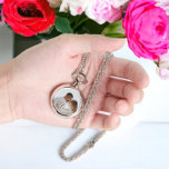 Photo et texte personnalisés<br><div class="desc">Faites une montre de collier photo personnalisée de Ricaso - ajoutez vos propres photos et texte - cadeaux photo pour vous-même ou pour un proche, une famille, un ami</div>
