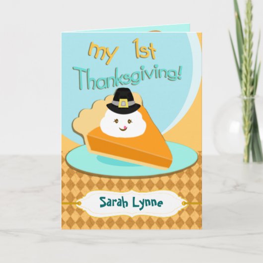 Photo et texte personnalisés Carte d'Action de grâ (Devant)