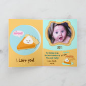 Photo et texte personnalisés Carte d'Action de grâ (Intérieur)