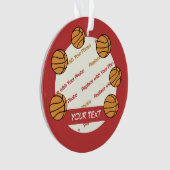 Photo et texte personnalisés de basket-ball - 2 cô (devant)