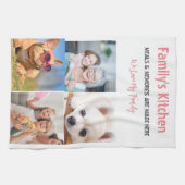 Photo et typographie moderne Serviettes de cuisine (Horizontal)