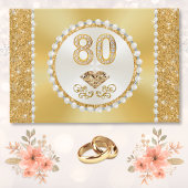 Photo étonnante, 80e Anniversaire Livre d'Invité