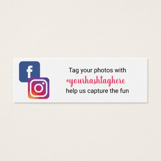 Photo Événement Hashtag Instagram Facebook Inserti (Devant)