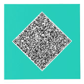 Photo Exemple de cube de promotion de code QR de texte d (Droite)