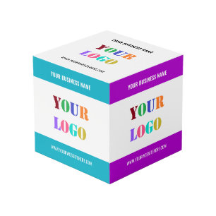 Photo Exemple de cube promotionnel avec texte de logo d'