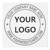 Photo Exemple de cube promotionnel du logo d'entreprise  (Devant)