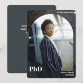 Photo Faire-part de doctorat (Devant / Derrière)