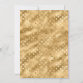 Photo Faire-part de graduation Gold Script tendanc (Dos)