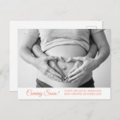 Photo Faire-part de grossesse (Devant / Derrière)