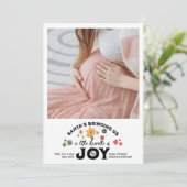 Photo Faire-part de grossesse de Noël Super (Debout devant)