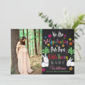 Photo Faire-part de grossesse de Pâques (Debout devant)