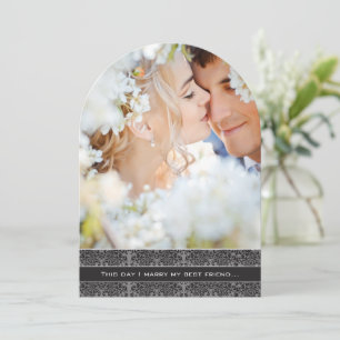 Photo Faire-part de mariage J'épouse mon meilleur