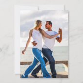 PHOTO Faire-part de mariage QR CODE (Dos)