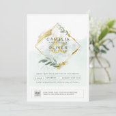 PHOTO Faire-part de mariage QR CODE (Debout devant)