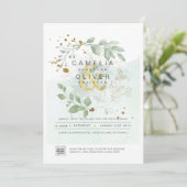 PHOTO Faire-part de mariage QR CODE (Debout devant)