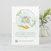 PHOTO Faire-part de mariage QR CODE (Debout devant)