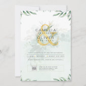 PHOTO Faire-part de mariage QR CODE (Devant)