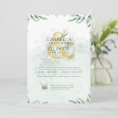 PHOTO Faire-part de mariage QR CODE (Debout devant)