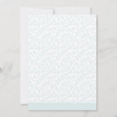 PHOTO FAIRE-PART DE NAISSANCE bonjour bleu pâle bé (Dos)