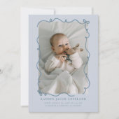 Photo Faire-part de naissance du cadre de vaches d (Devant)