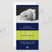 PHOTO FAIRE-PART DE NAISSANCE :: joyeux pieds 12P (Devant / Derrière)